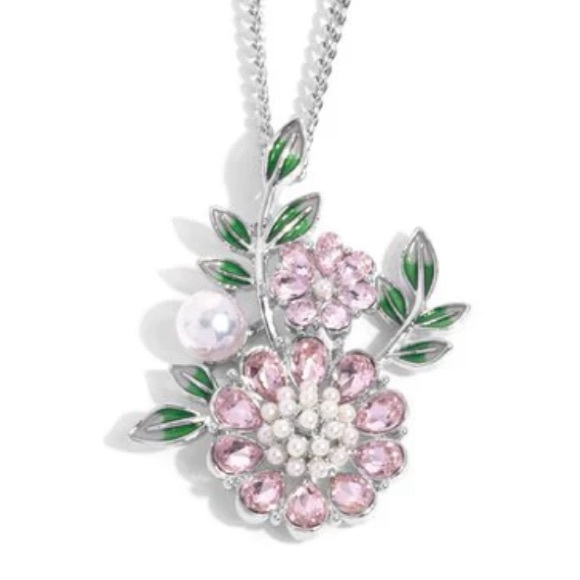 Paparazzi Jewelry - 💖🌸💖 “BOTANICAL BUNCH” PINK NECKLACE WITH EARRINGS ~ PAPARAZZI❗️💖🌸💖